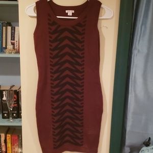 Burgandy Sweater dress